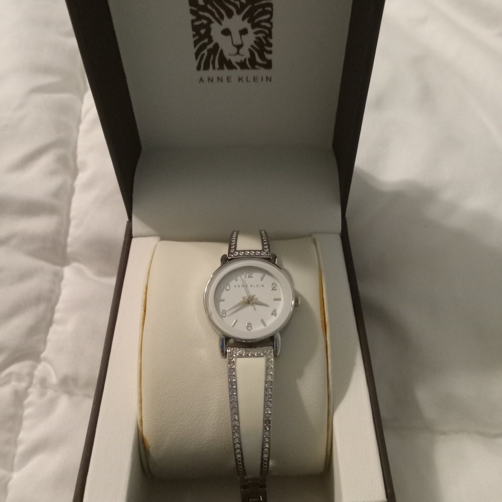 Anne Klein Women's White Elegant Watch